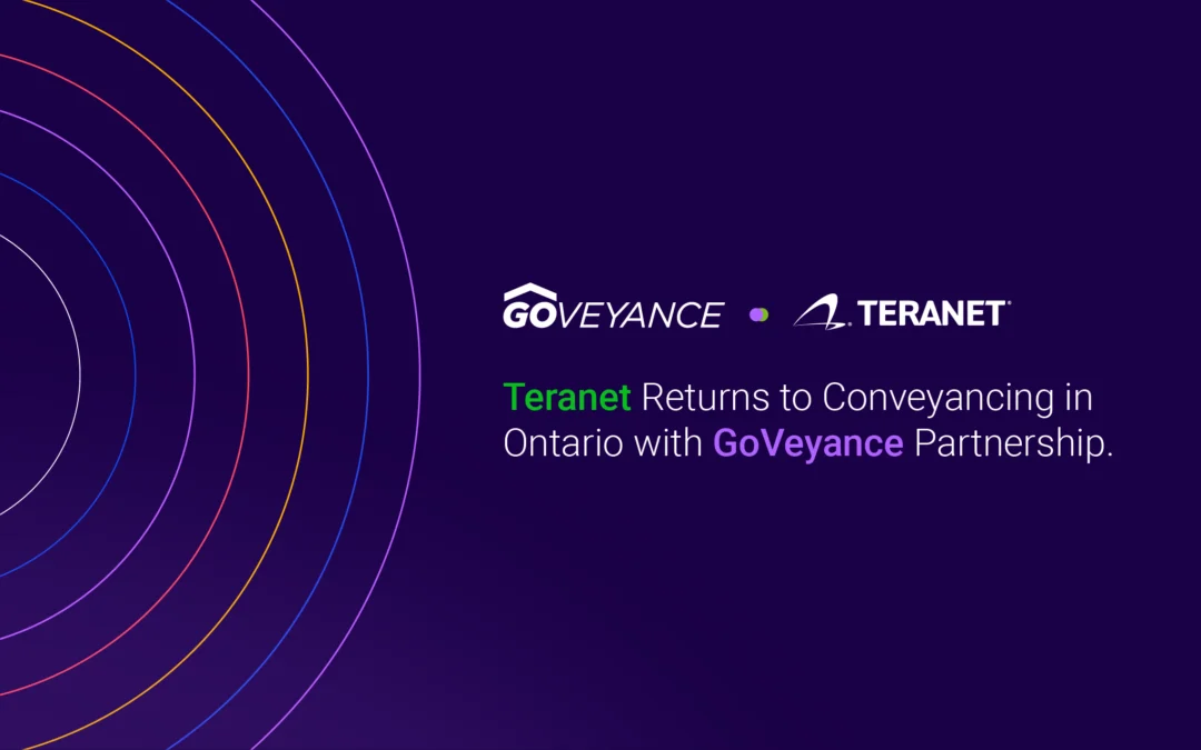Press Release: Teranet Returns to Conveyancing in Ontario with GoVeyance Partnership